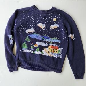 Land's End Drifter Sweater Vintage Sheep
